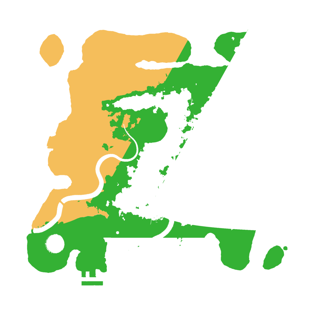 Biome Rust Map: Procedural Map, Size: 3000, Seed: 737737