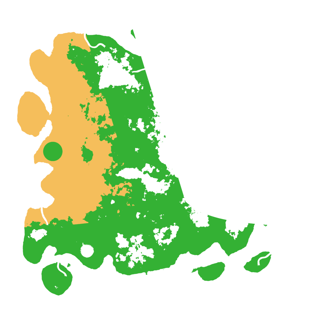 Biome Rust Map: Procedural Map, Size: 4250, Seed: 9651
