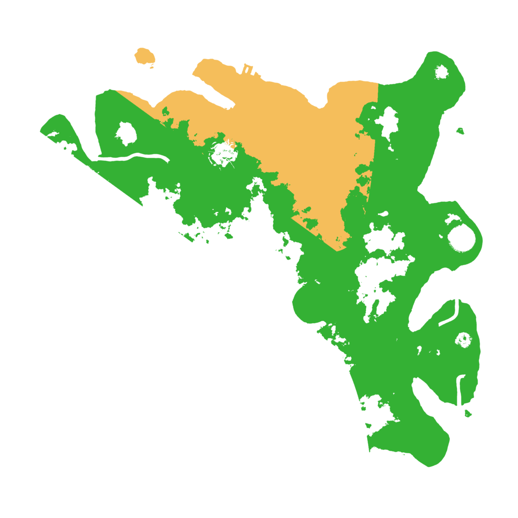 Biome Rust Map: Procedural Map, Size: 3500, Seed: 66324429