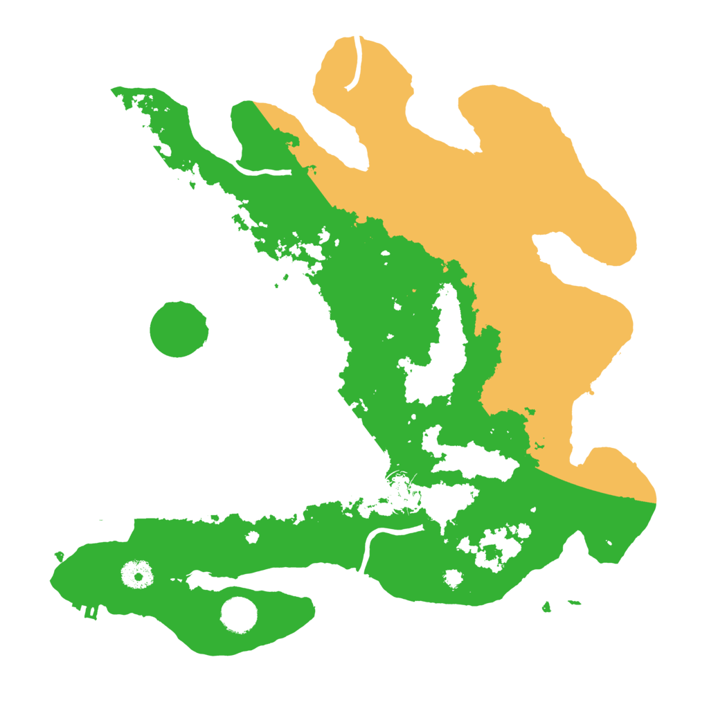 Biome Rust Map: Procedural Map, Size: 3500, Seed: 813096410
