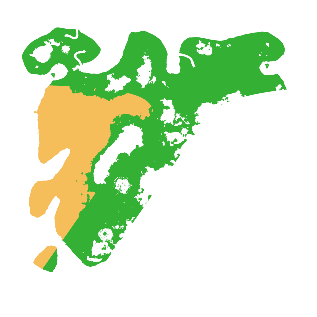 Biome Rust Map: Procedural Map, Size: 3500, Seed: 312391079