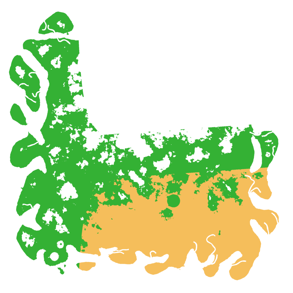 Biome Rust Map: Procedural Map, Size: 6000, Seed: 61913967