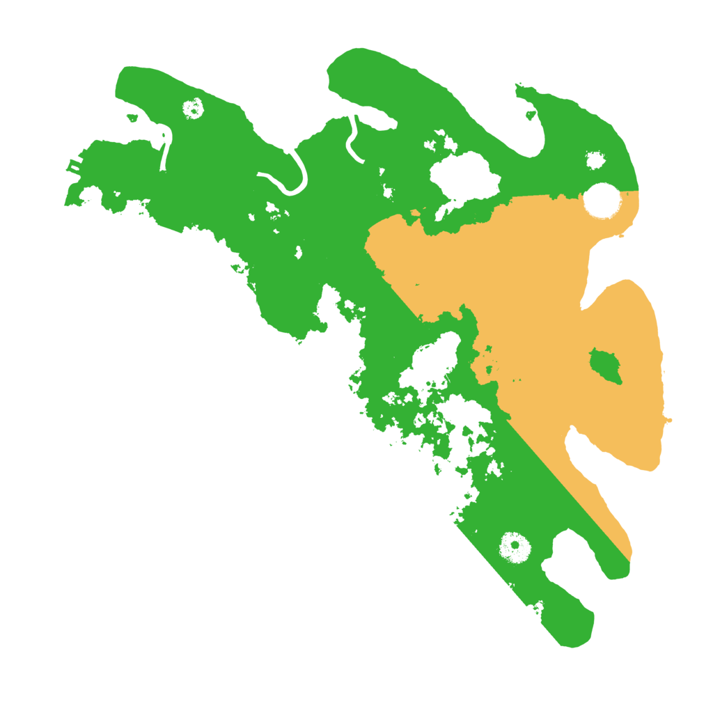 Biome Rust Map: Procedural Map, Size: 3500, Seed: 689611019