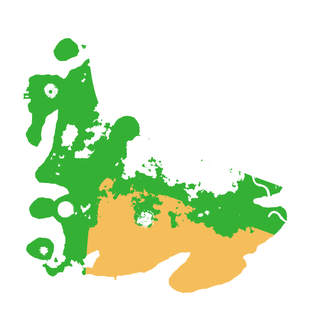 Biome Rust Map: Procedural Map, Size: 3500, Seed: 1731959