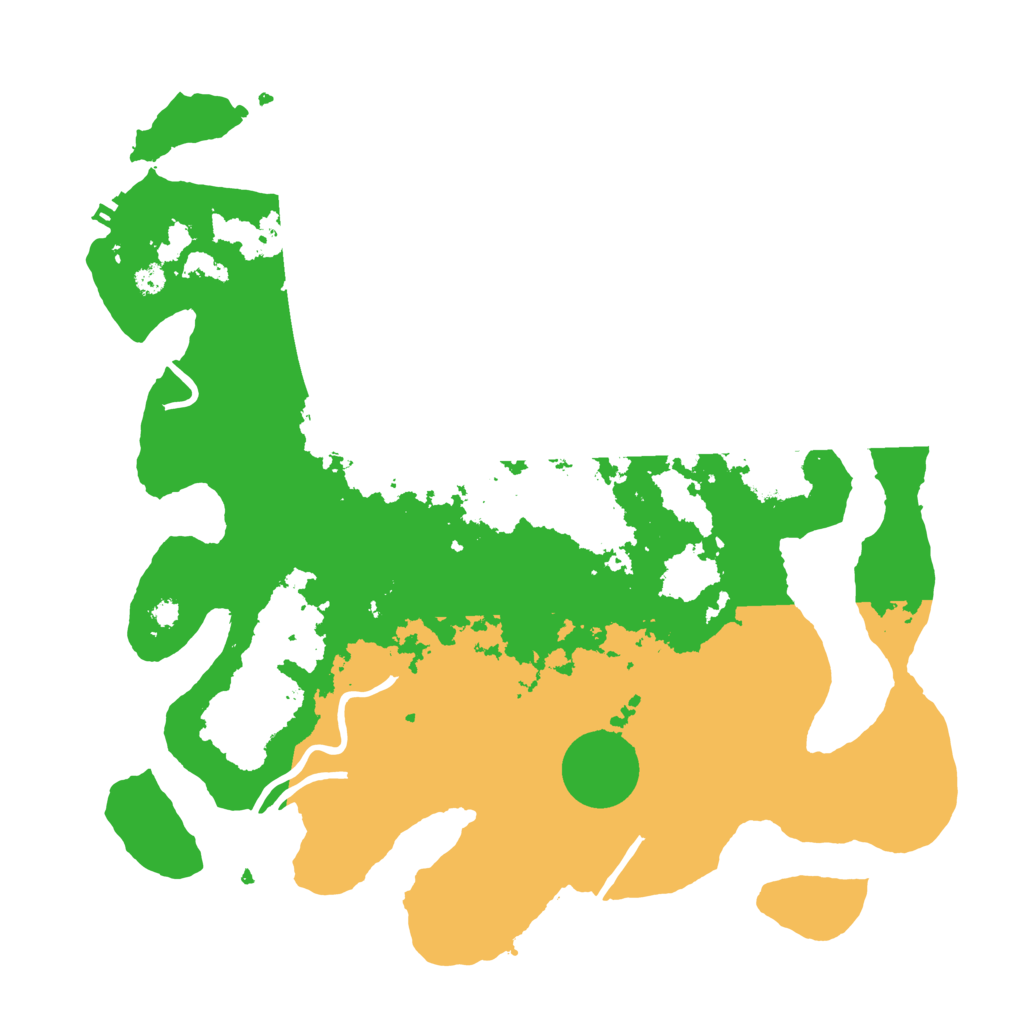 Biome Rust Map: Procedural Map, Size: 3500, Seed: 827565
