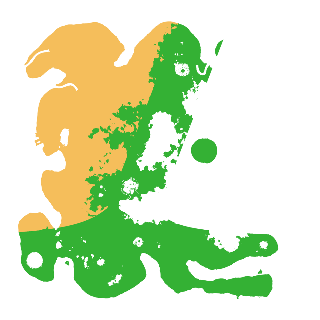 Biome Rust Map: Procedural Map, Size: 3500, Seed: 280981775