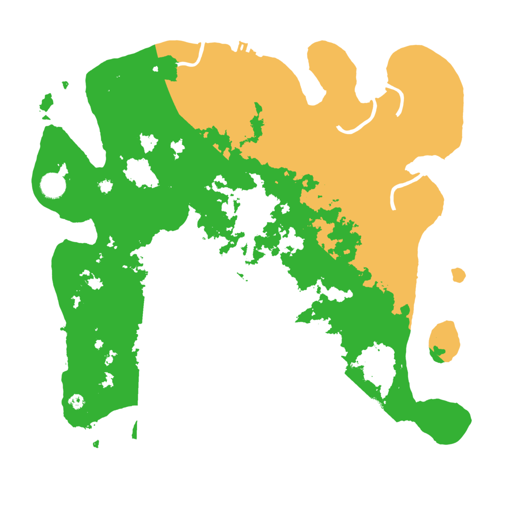 Biome Rust Map: Procedural Map, Size: 3500, Seed: 1468154965
