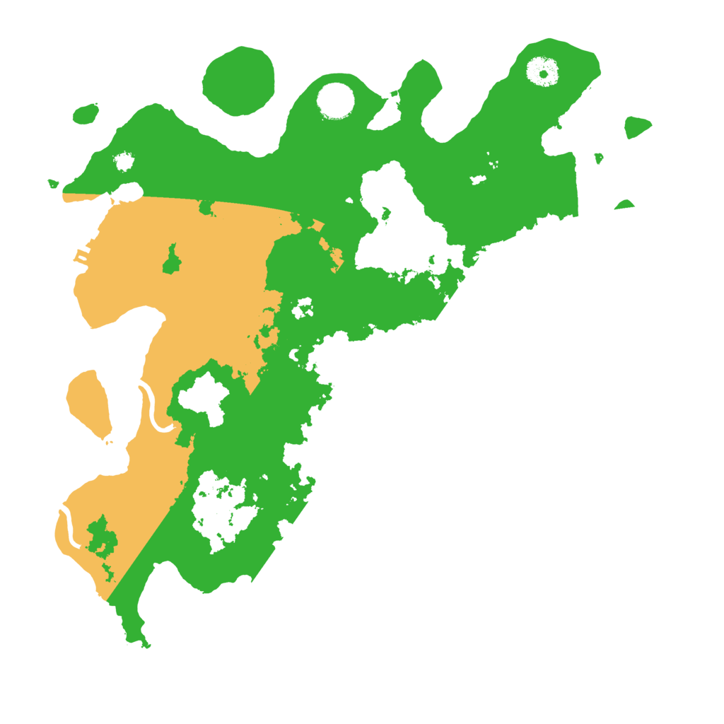 Biome Rust Map: Procedural Map, Size: 3500, Seed: 31848797