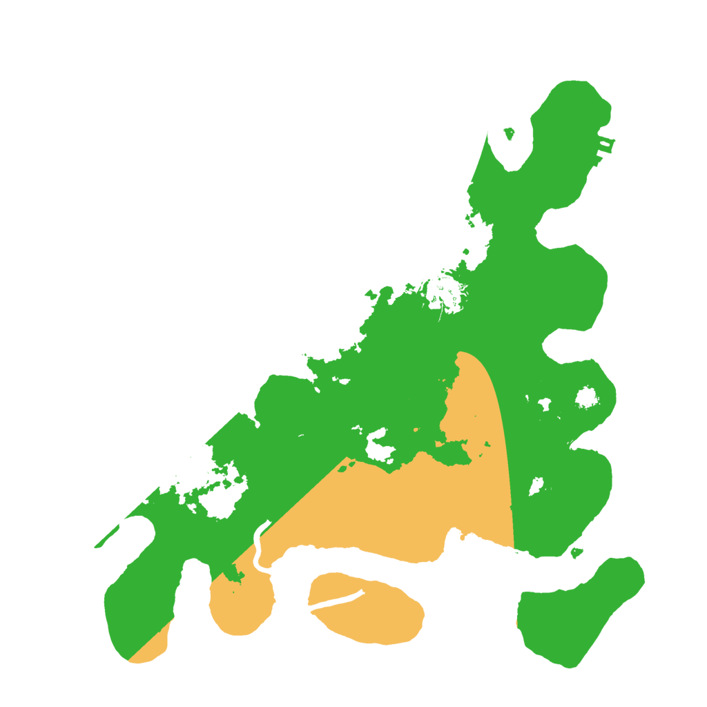 Biome Rust Map: Procedural Map, Size: 3000, Seed: 86886014