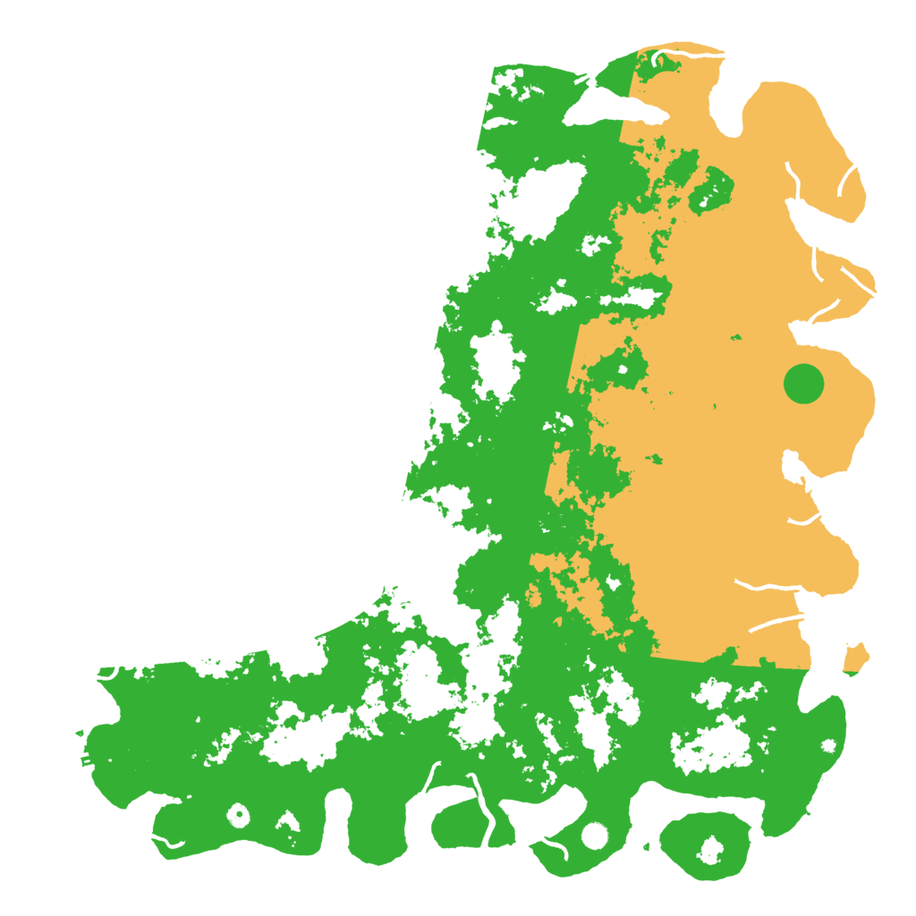 Biome Rust Map: Procedural Map, Size: 6000, Seed: 4980572