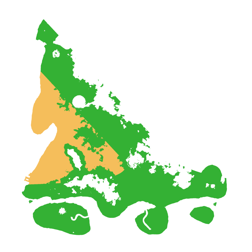 Biome Rust Map: Procedural Map, Size: 3500, Seed: 62254624