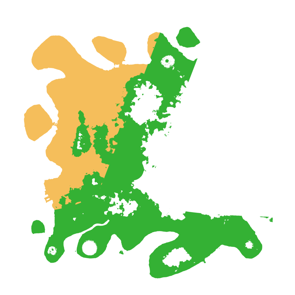 Biome Rust Map: Procedural Map, Size: 3500, Seed: 89820304
