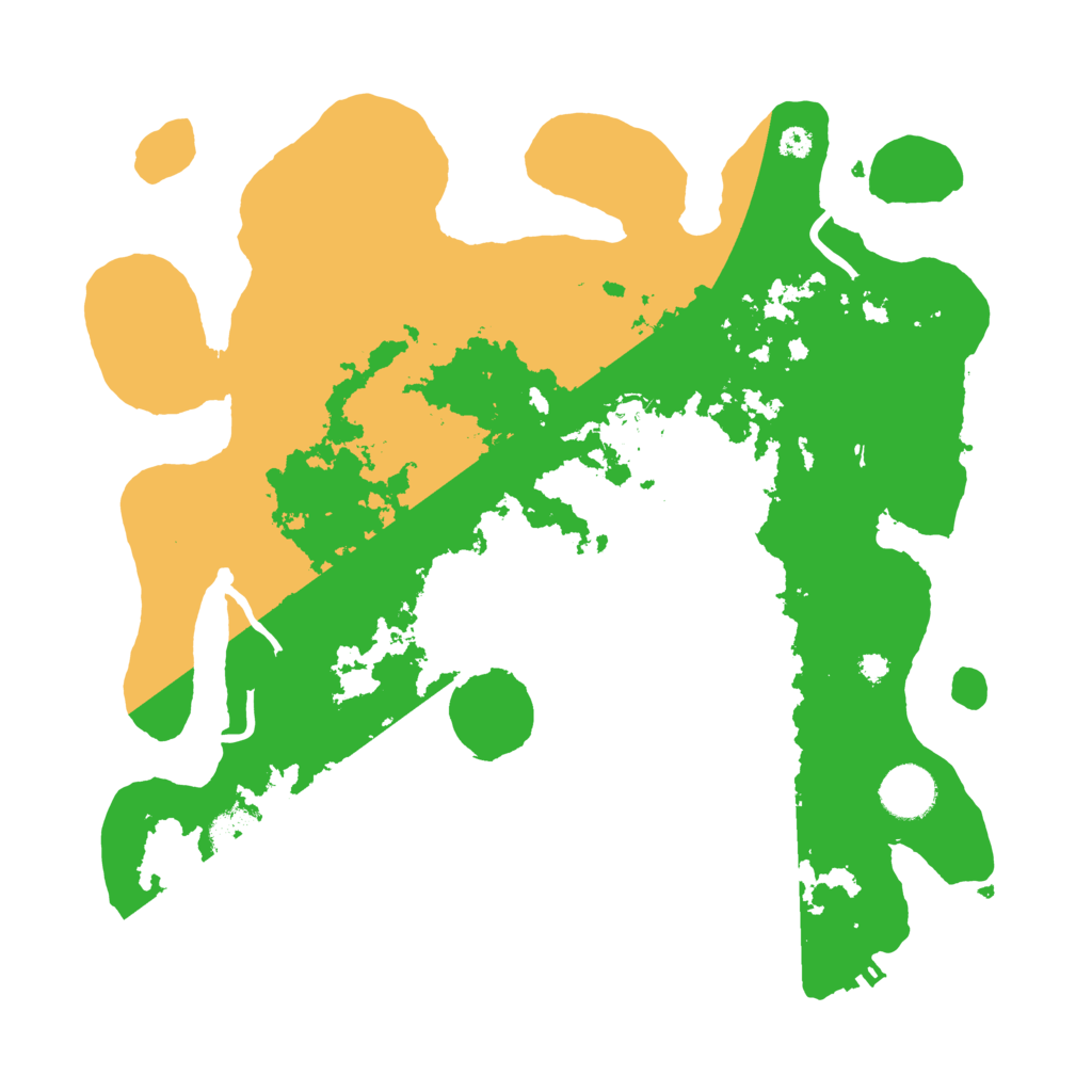 Biome Rust Map: Procedural Map, Size: 3500, Seed: 439097967