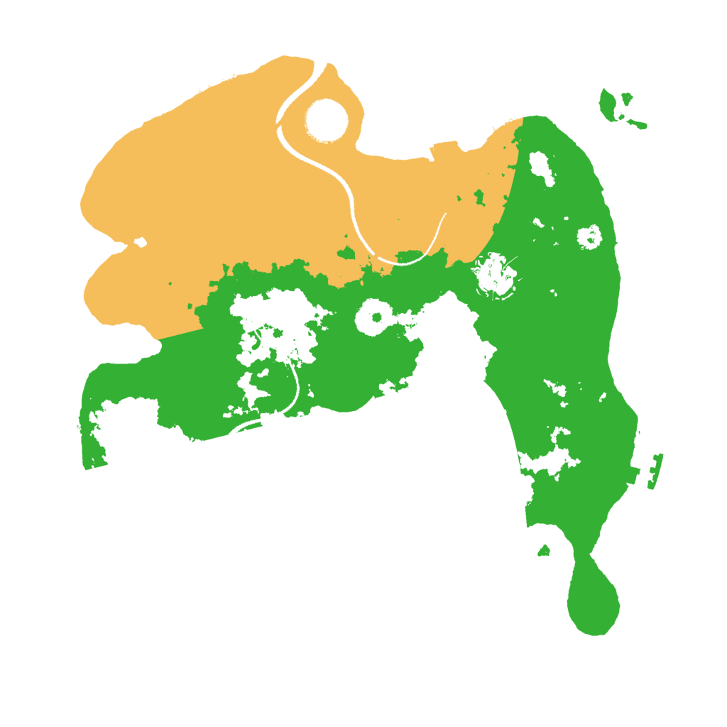 Biome Rust Map: Procedural Map, Size: 3000, Seed: 1175130280