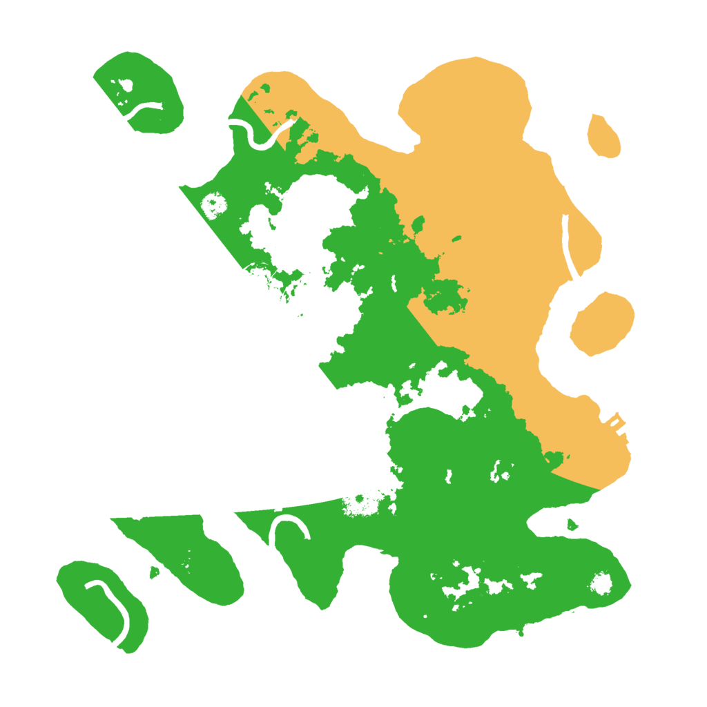 Biome Rust Map: Procedural Map, Size: 3000, Seed: 1373262684