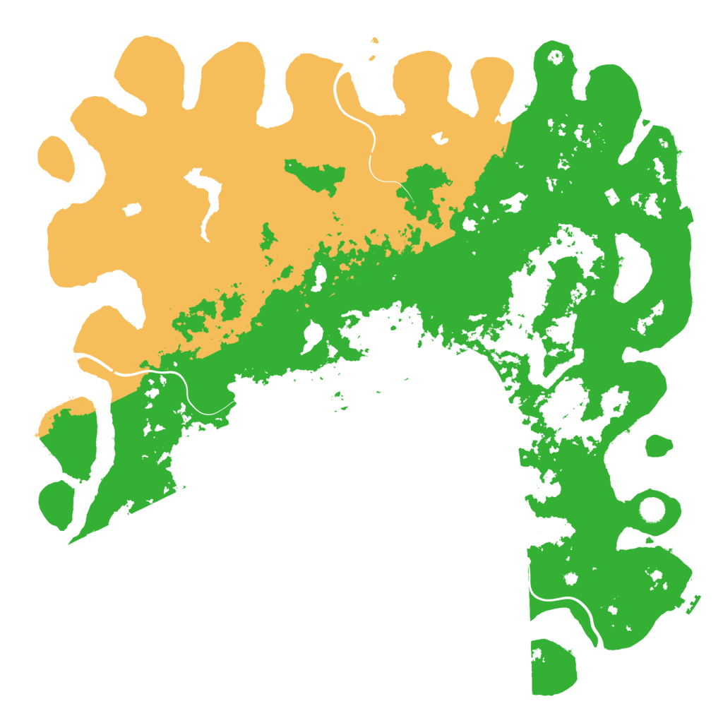 Biome Rust Map: Procedural Map, Size: 5000, Seed: 931471730