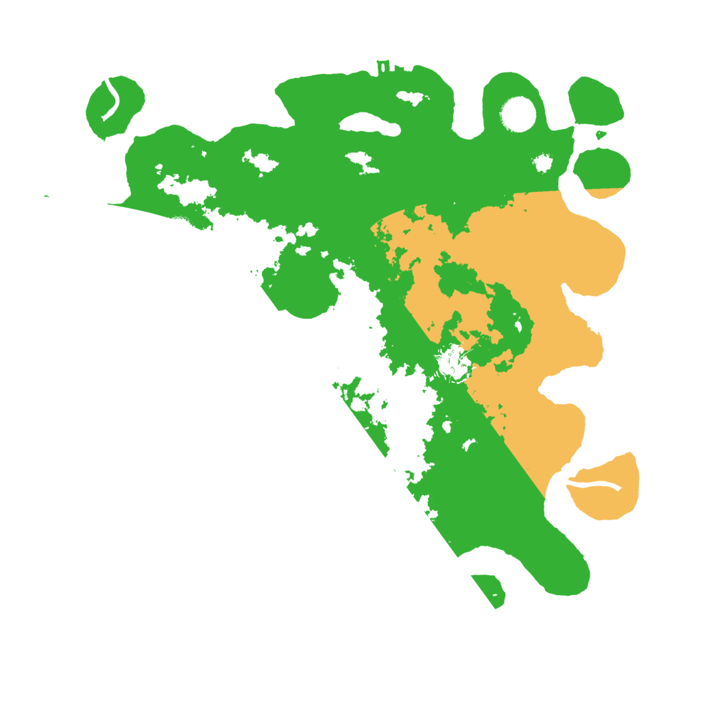 Biome Rust Map: Procedural Map, Size: 3500, Seed: 49552738