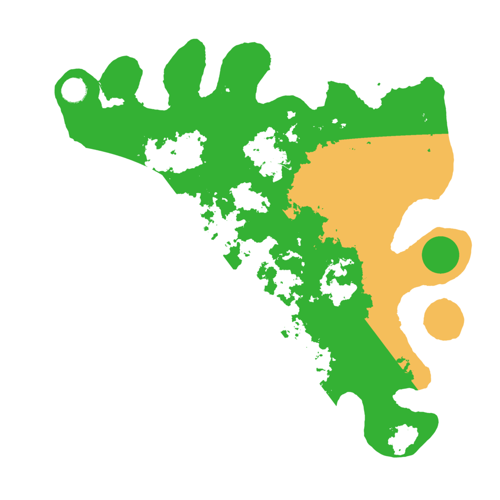 Biome Rust Map: Barren, Size: 3550, Seed: 795059