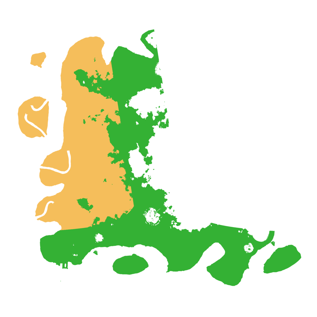 Biome Rust Map: Procedural Map, Size: 3500, Seed: 17522467