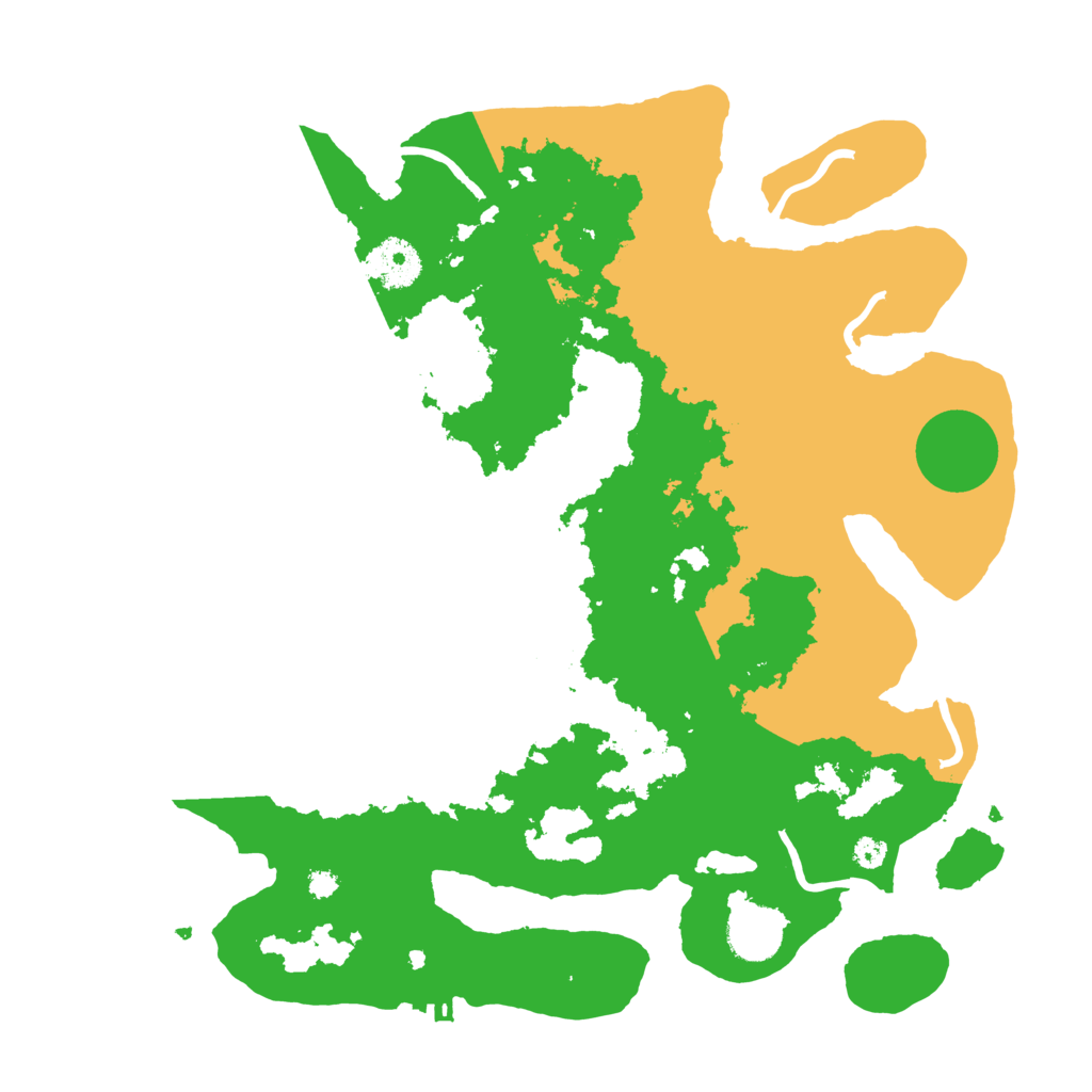 Biome Rust Map: Procedural Map, Size: 3500, Seed: 66250829