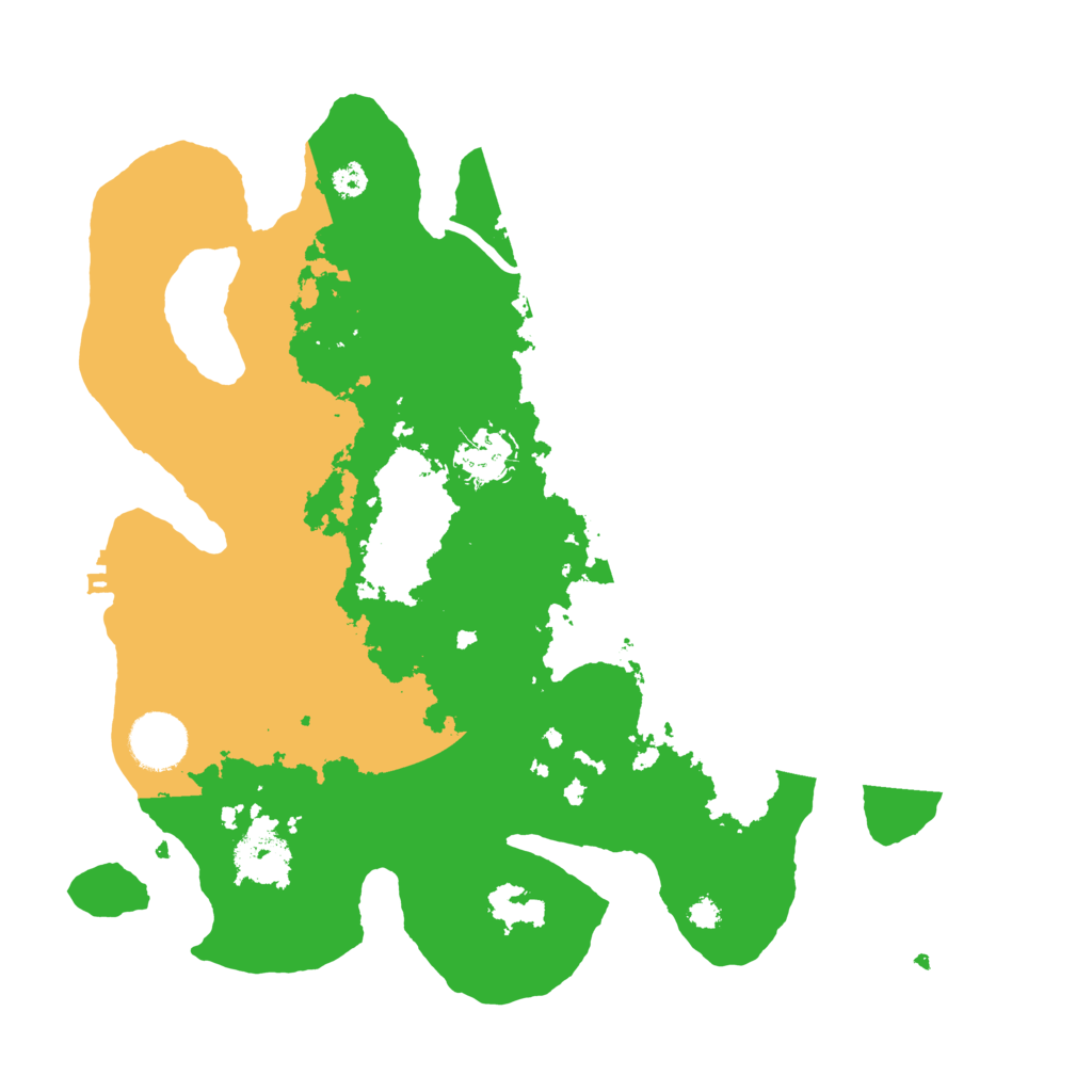 Biome Rust Map: Procedural Map, Size: 3300, Seed: 3300568