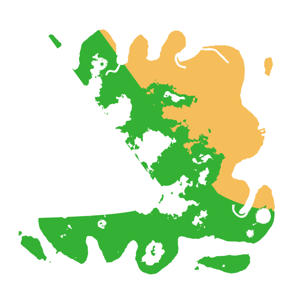 Biome Rust Map: Procedural Map, Size: 3500, Seed: 922995280
