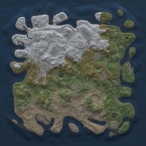 Thumbnail Rust Map: Procedural Map, Size: 4250, Seed: 1055385075, 18 Monuments