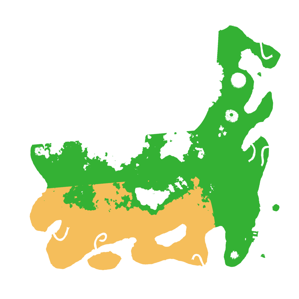 Biome Rust Map: Procedural Map, Size: 3500, Seed: 465935617