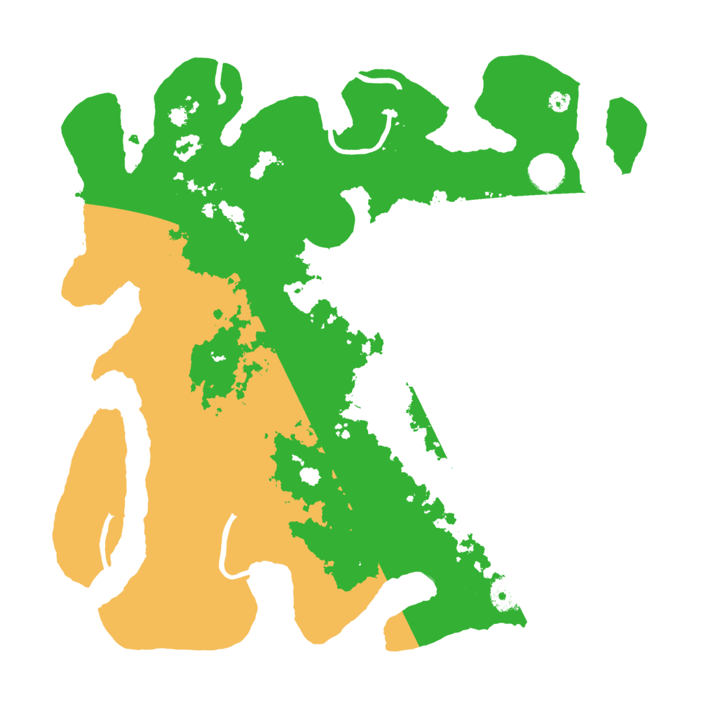 Biome Rust Map: Procedural Map, Size: 3500, Seed: 33900061