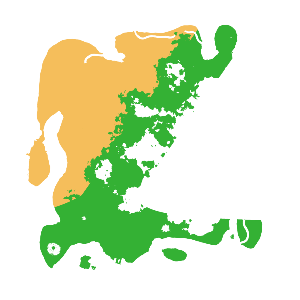 Biome Rust Map: Procedural Map, Size: 3500, Seed: 67531493