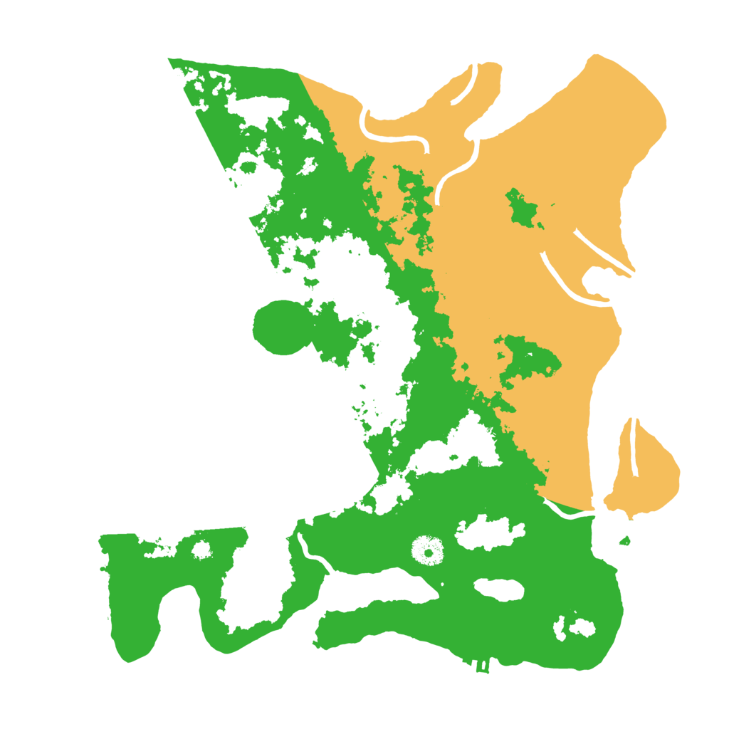 Biome Rust Map: Procedural Map, Size: 3500, Seed: 14039875