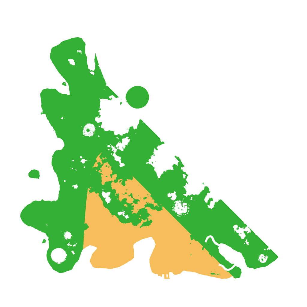 Biome Rust Map: Procedural Map, Size: 3600, Seed: 2052506212