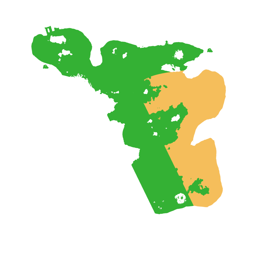 Biome Rust Map: Procedural Map, Size: 2500, Seed: 497324795