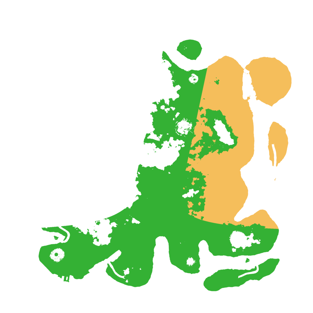 Biome Rust Map: Procedural Map, Size: 3500, Seed: 408914819