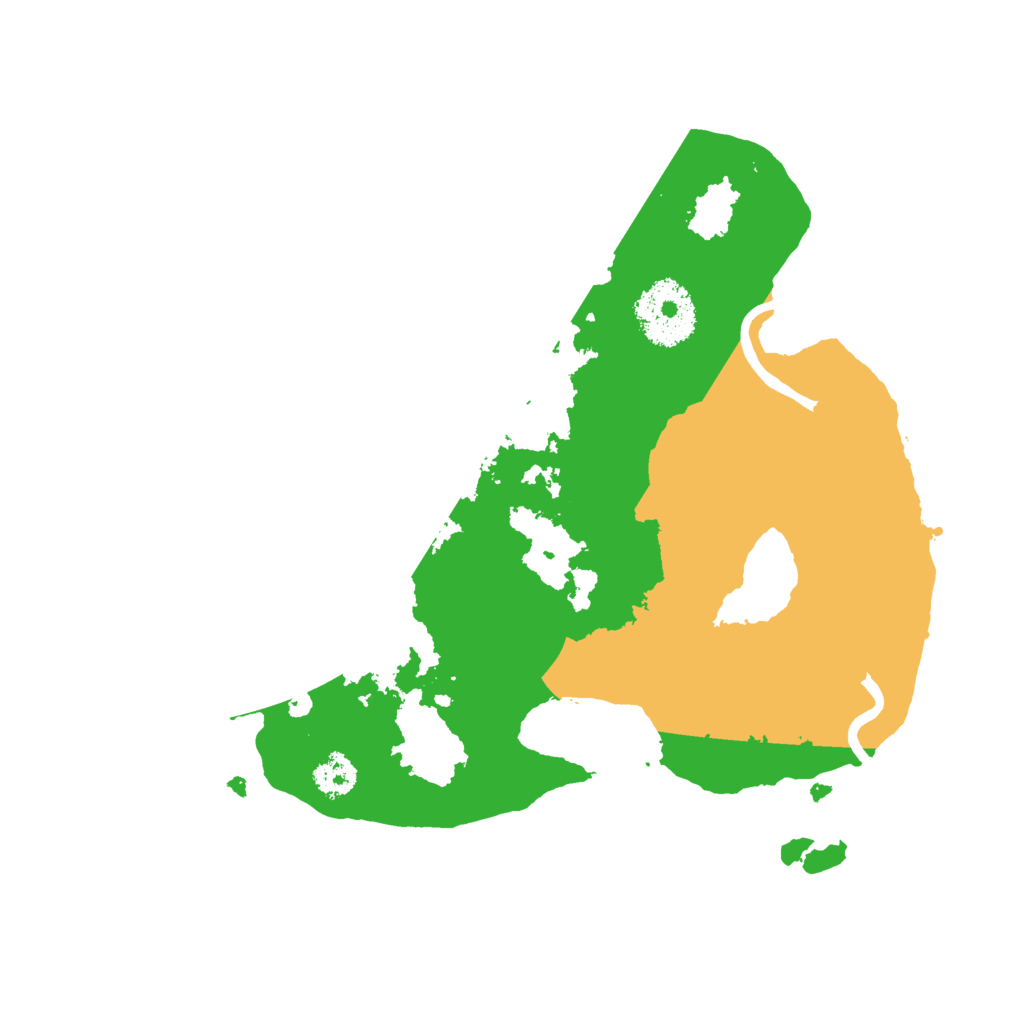 Biome Rust Map: Procedural Map, Size: 2500, Seed: 6543218