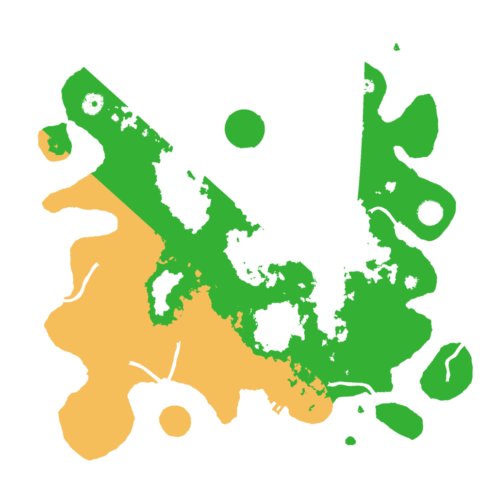 Biome Rust Map: Procedural Map, Size: 3500, Seed: 3204890