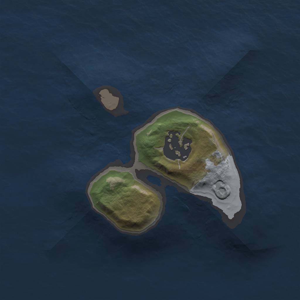 Rust Map: Barren, Size: 1500, Seed: 1673, 3 Monuments