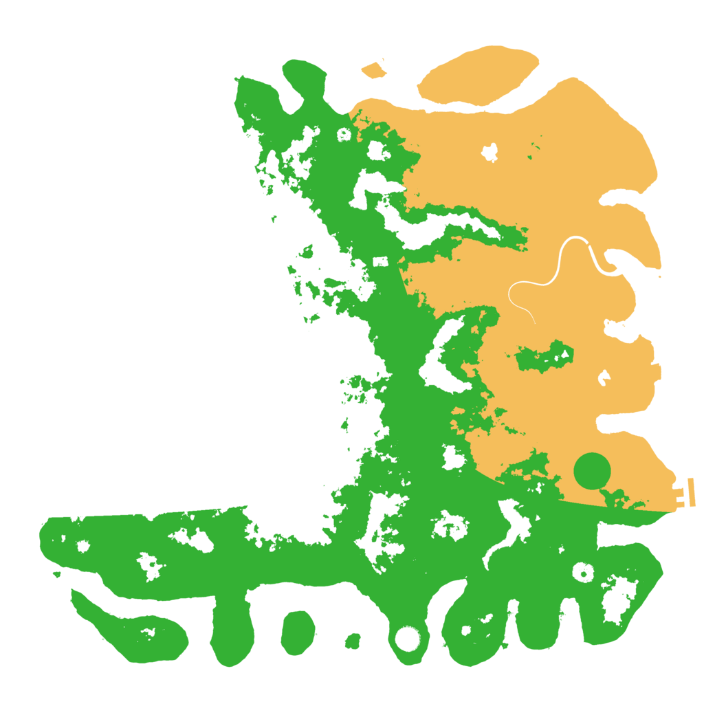Biome Rust Map: Procedural Map, Size: 5000, Seed: 600397030
