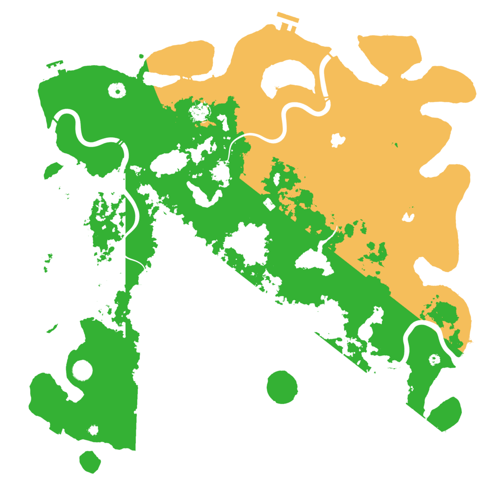 Biome Rust Map: Procedural Map, Size: 4500, Seed: 1576403935