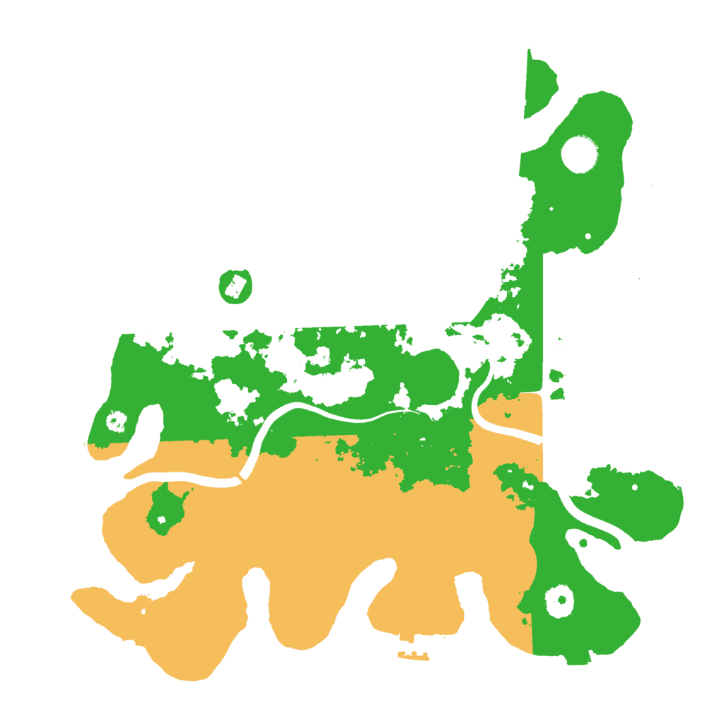 Biome Rust Map: Procedural Map, Size: 3500, Seed: 56805954