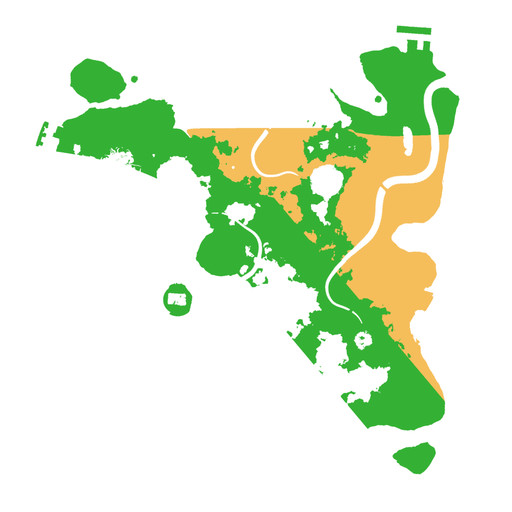 Biome Rust Map: Procedural Map, Size: 3000, Seed: 4302786