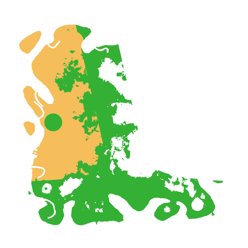 Biome Rust Map: Procedural Map, Size: 3700, Seed: 797717412