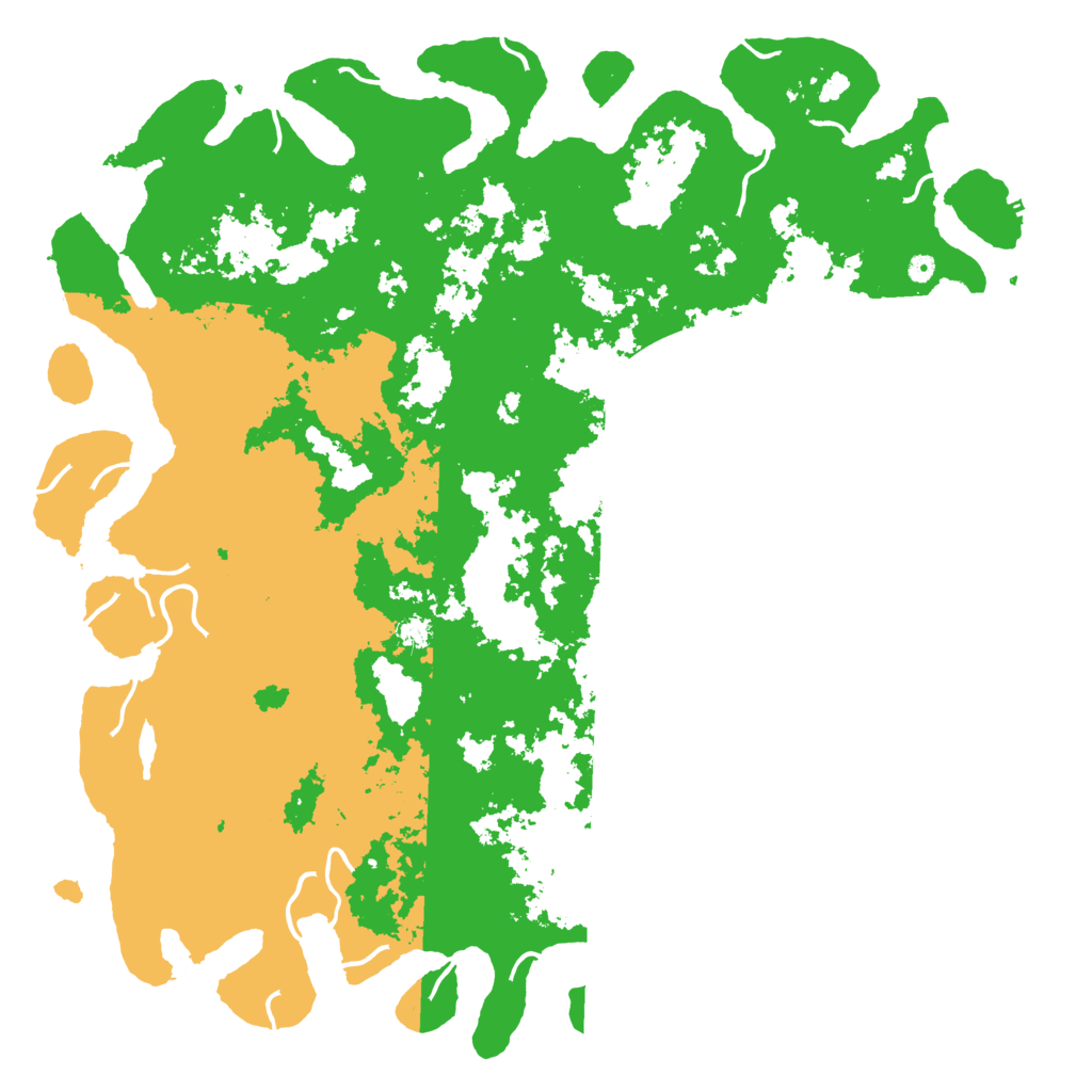 Biome Rust Map: Procedural Map, Size: 6000, Seed: 34574