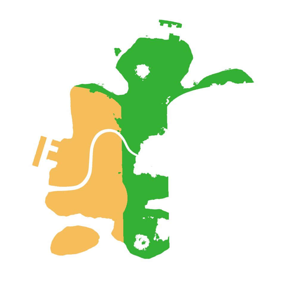 Biome Rust Map: Procedural Map, Size: 2000, Seed: 9984561