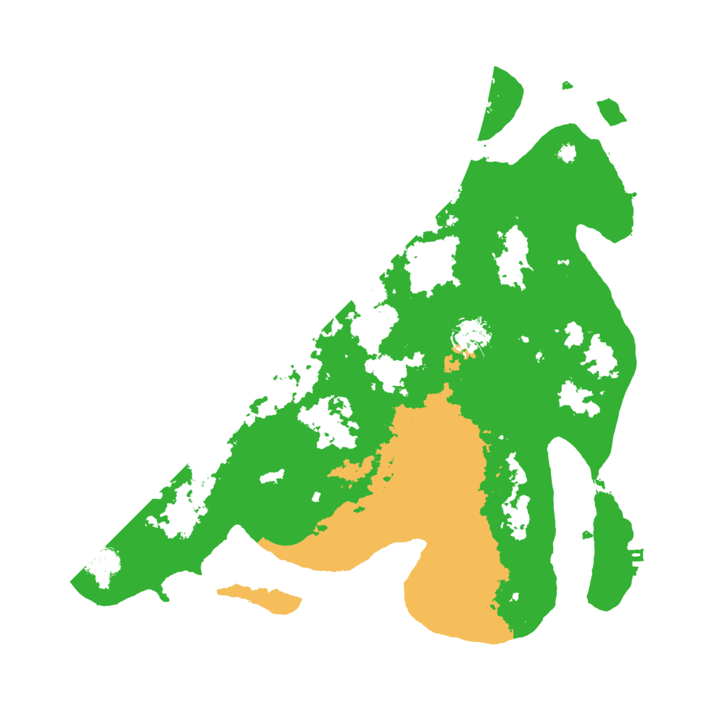 Biome Rust Map: Procedural Map, Size: 3500, Seed: 46492240