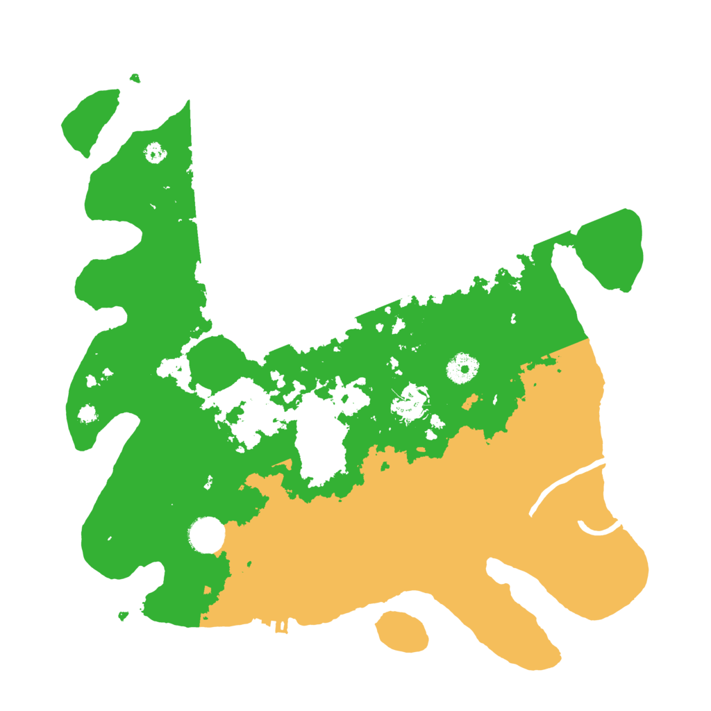 Biome Rust Map: Procedural Map, Size: 3500, Seed: 161081624