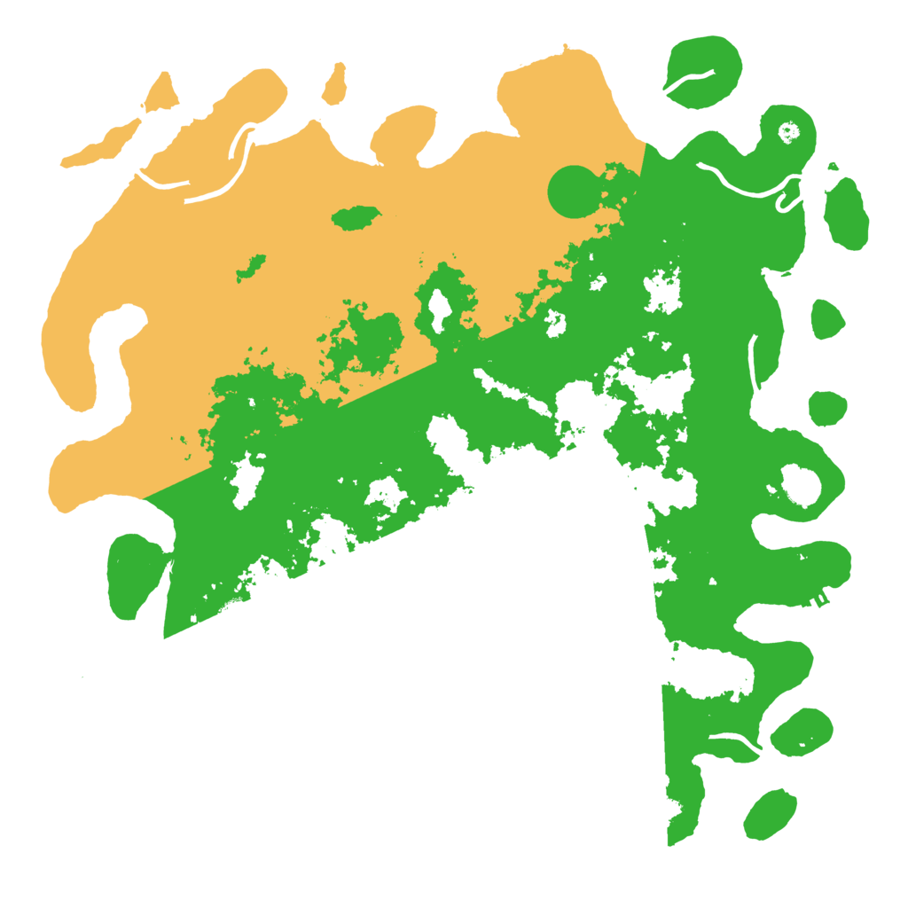 Biome Rust Map: Procedural Map, Size: 4500, Seed: 1243152579