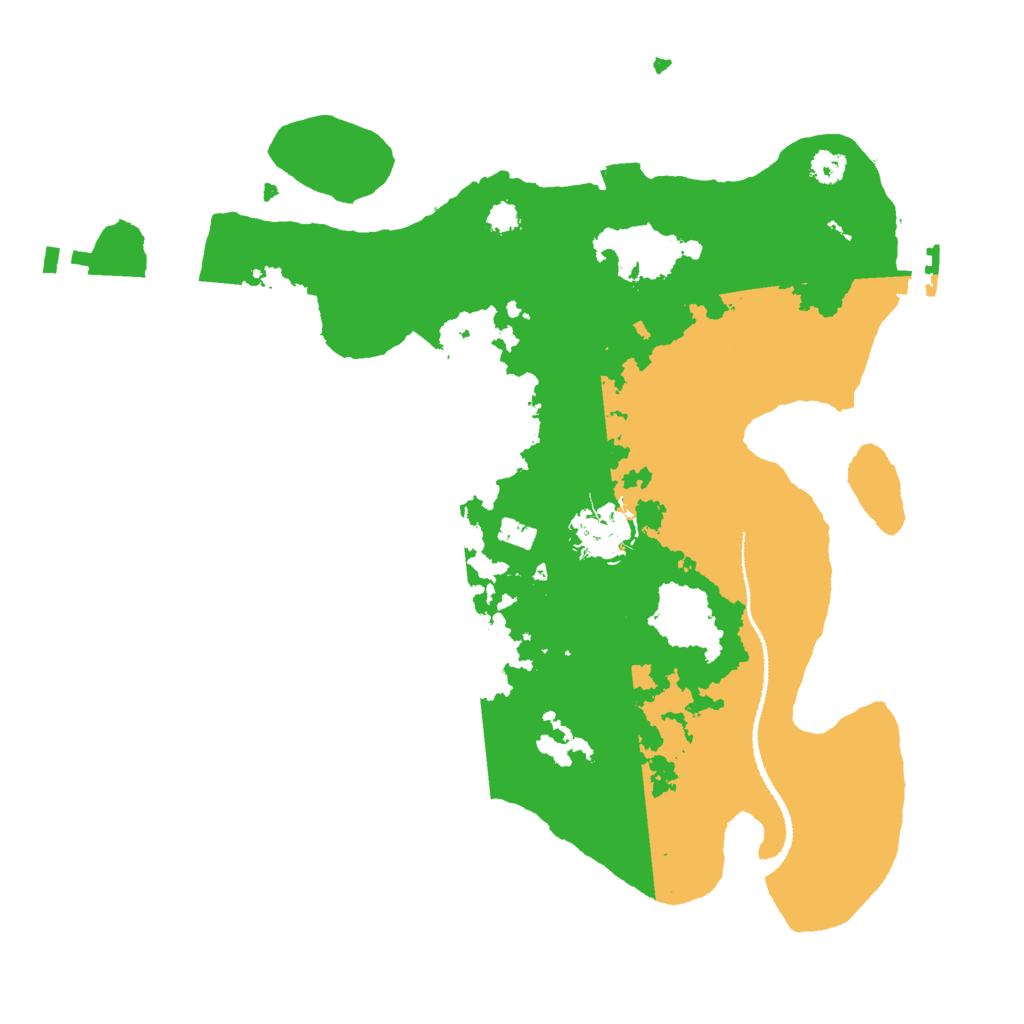 Biome Rust Map: Procedural Map, Size: 3000, Seed: 36447