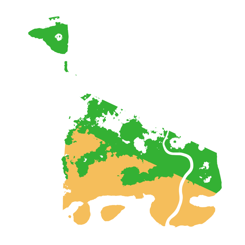 Biome Rust Map: Procedural Map, Size: 3500, Seed: 5324357