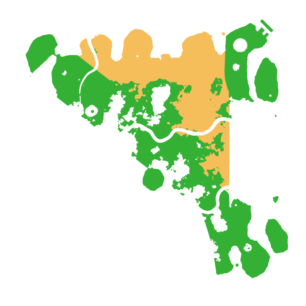 Biome Rust Map: Procedural Map, Size: 3900, Seed: 36908785